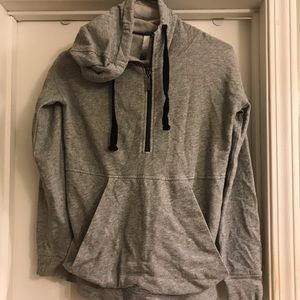 Kensie Quarter Zip Oversized Top.